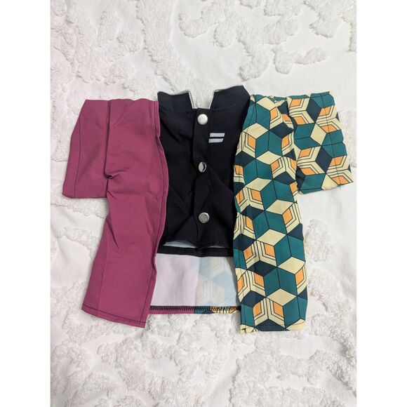 🐾 Coomour Dog Costume Demon Hunter Kimono Purple Small Pet Clothes - Picture 3 of 6